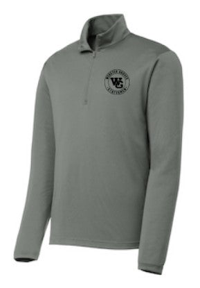 Jacket - 1/4 Zip Gray Emblem