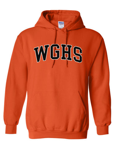 Sweatshirt-Orange WGHS hoodie