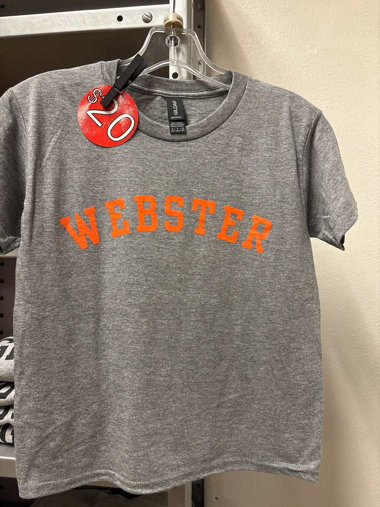 Youth gray short sleeve tshirt