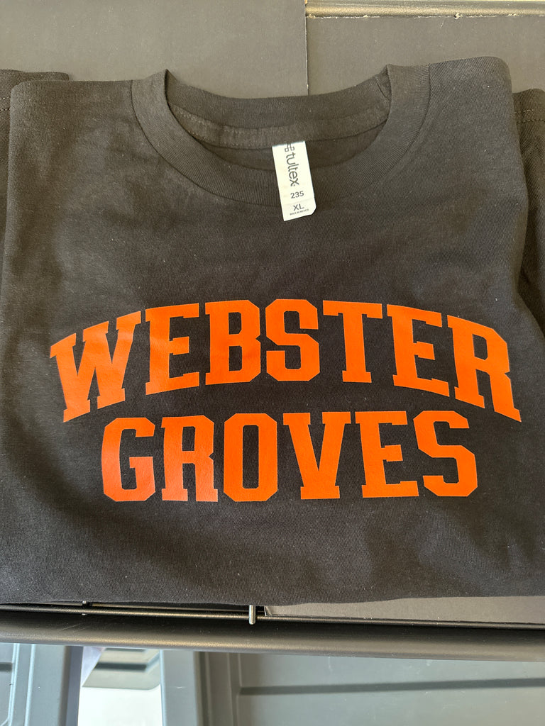 Youth short sleeve black Webster Groves