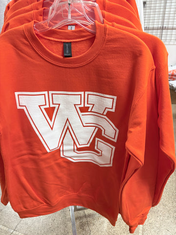 Orange Crewneck Sweatshirt