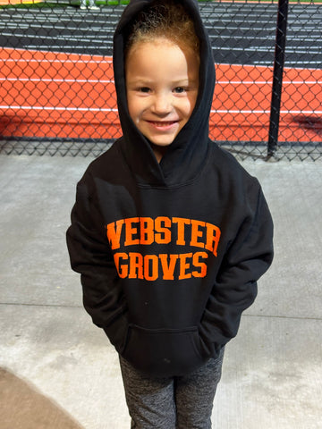 YOUTH-Sweatshirt-Hoodie-Black Classic Webster Groves