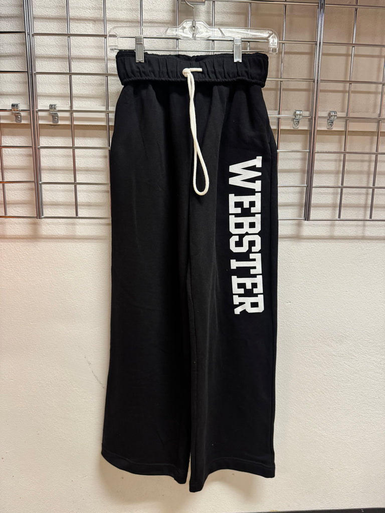 Wide leg sweat pant