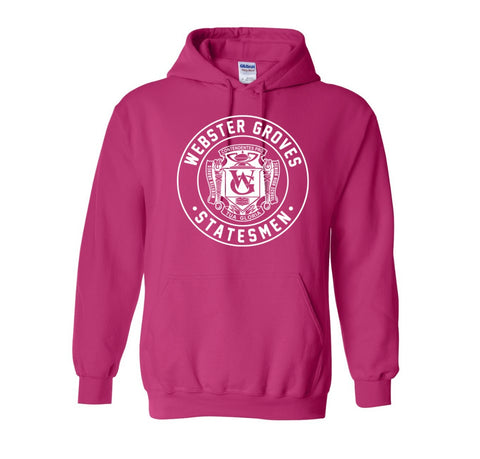 Pink WG Crest Hoodie