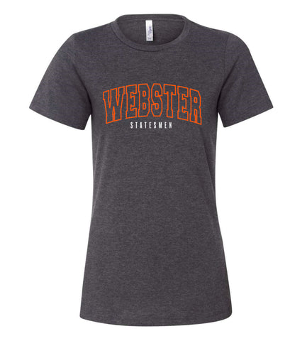 Shirt - Short Sleeve Women’s Fit - Dark Heather Gray Webster