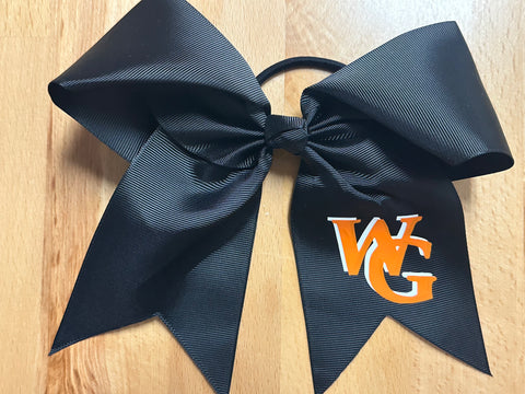 Acc-Hair Bow-Orange