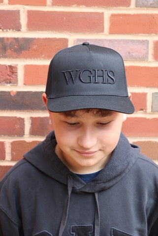 Hat Black on Black WGHS
