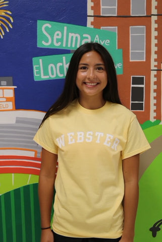 Yellow short sleeve Webster tshirt