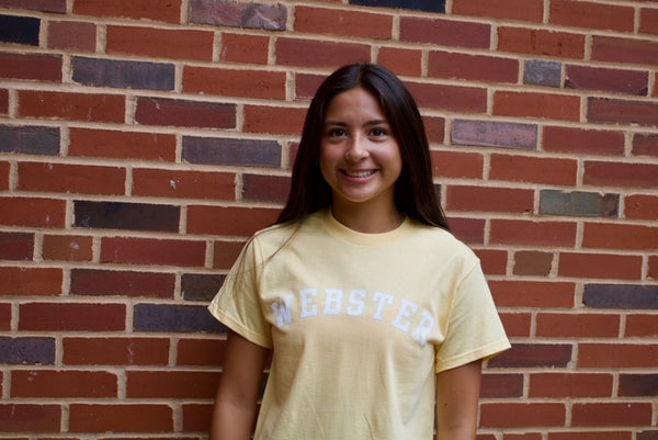 Yellow short sleeve Webster tshirt