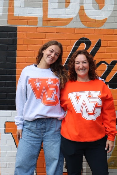 Orange Crewneck Sweatshirt