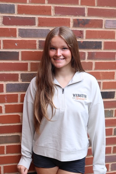 Women’s quarter zip smoke