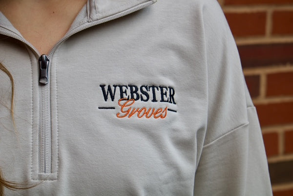 Women’s quarter zip smoke