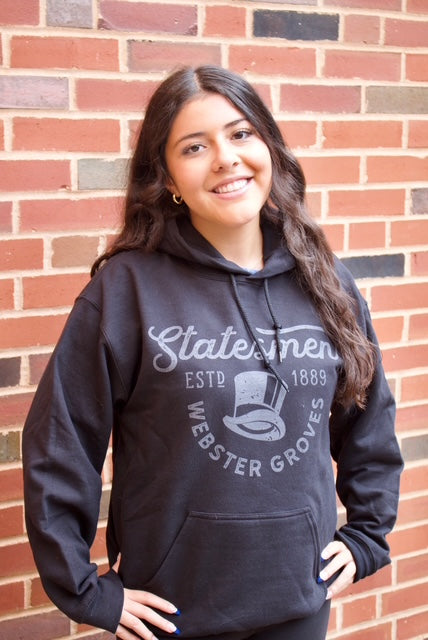 Black Hoodie Statesmen Top Hat
