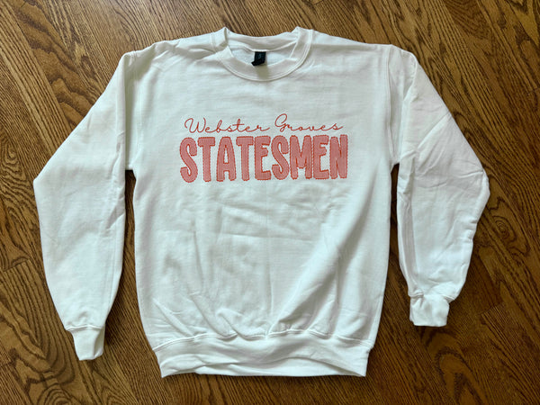 Sear sucker Crewneck Sweatshirt