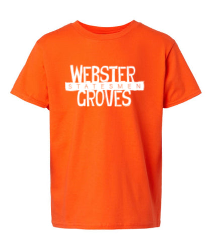 Shirt-Short Sleeve- ADULT Orange Wacky Webster