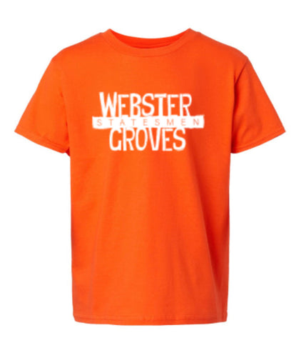 YOUTH- Shirt-Short Sleeve- YOUTH Orange Wacky Webster
