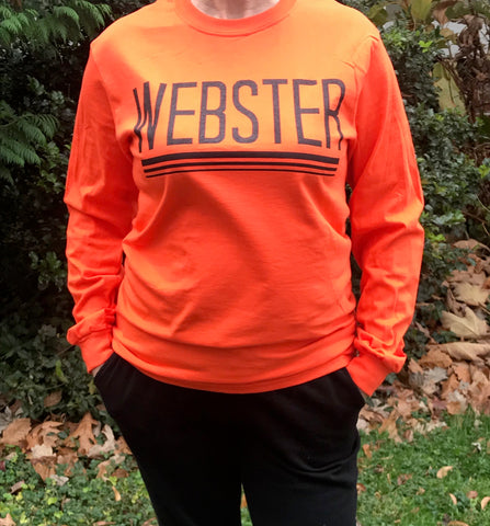 Shirt - Long Sleeve - Orange WEBSTER